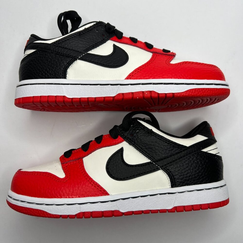 Nike Dunk Low EMB NBA 75th Anniversary Chicago (PS) Size 1Y DC9564-100
